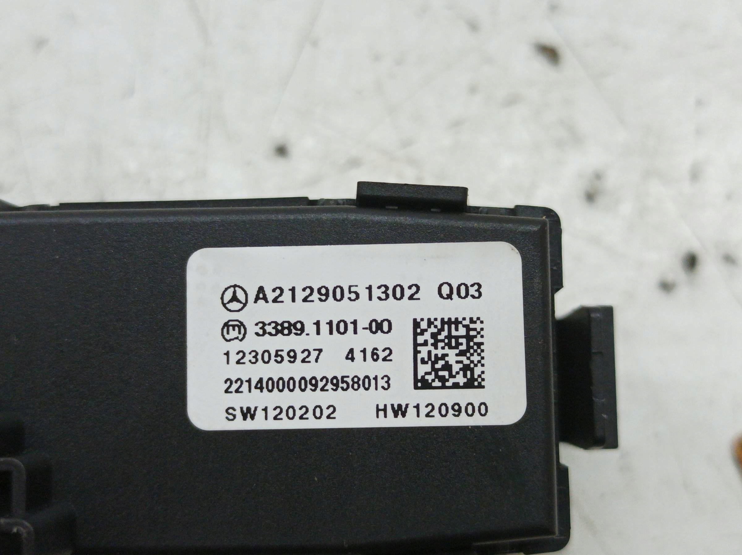switch IDRIVE gearboxes A2129007619 A2129051302 Mercedes E-klasa W212