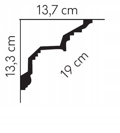 Listwa sufitowa zdobiona MDA067 Mardom Decor Marka Mardom decor