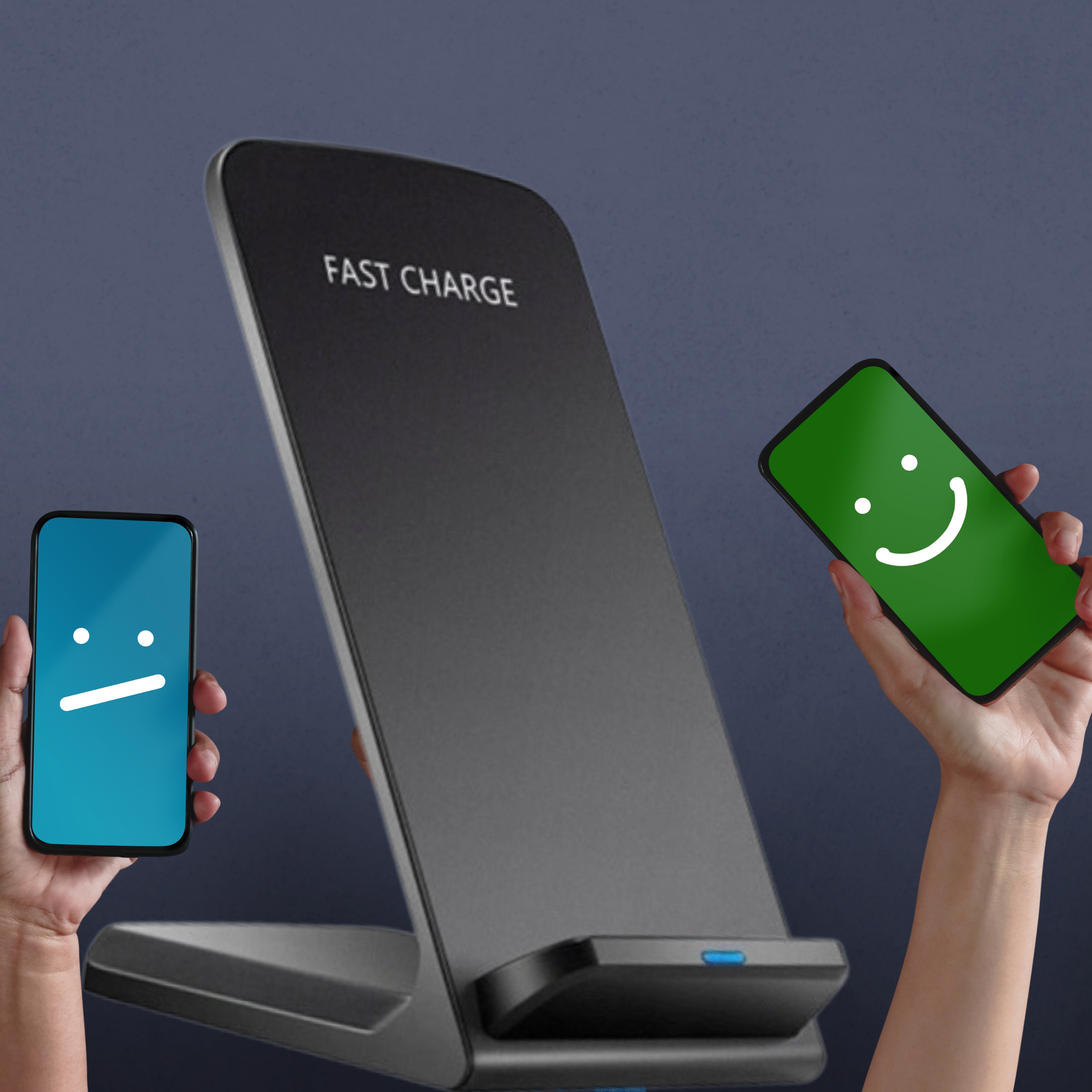 BEZPRZEWODOWA ŁADOWARKA INDUKCYJNA FAST CHARGE 15W Prąd wyjściowy 2000 mA