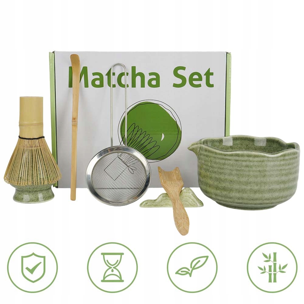 Zestaw 7 Sztuk Zestaw Do Matcha, Miotła Matcha, Zestaw Matchy Na Ceremonię