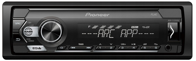 Pioneer MVH-S120UBW Cyfrowy Radioodtwarzacz Z Tunerem Rds,usb, Aux-in Radio