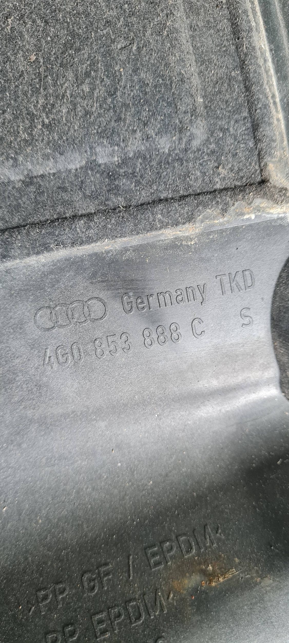 A6 C7 4G S6 mudguard right right front front SPOILER 4G0853888C