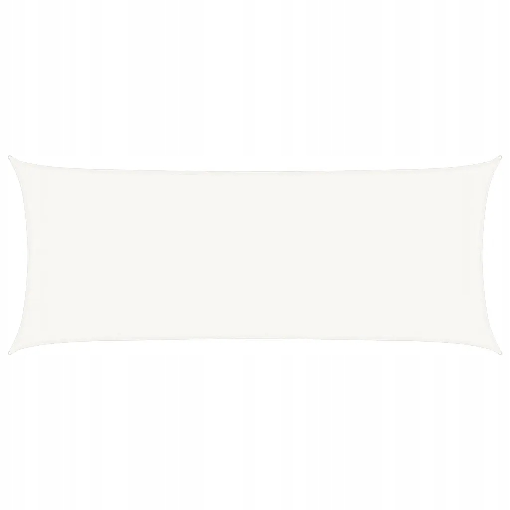 Sluneční plachta Hdpe bílá 2x5 m obdélníková, odolná vůči Uv záření