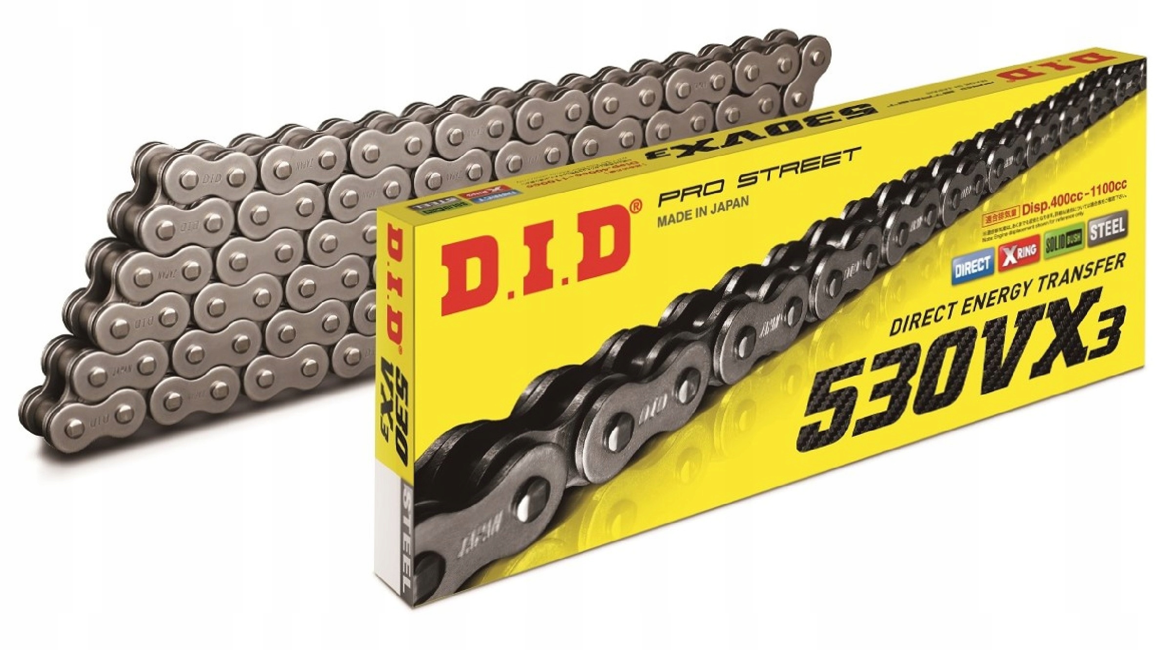DID Hnací Reťazec DID50(530)VX3-114 Zosilnený