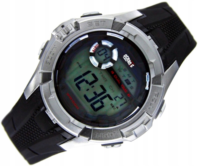 

Oceanic Wielofunkcyjny Męski Zegarek LCD M-1071