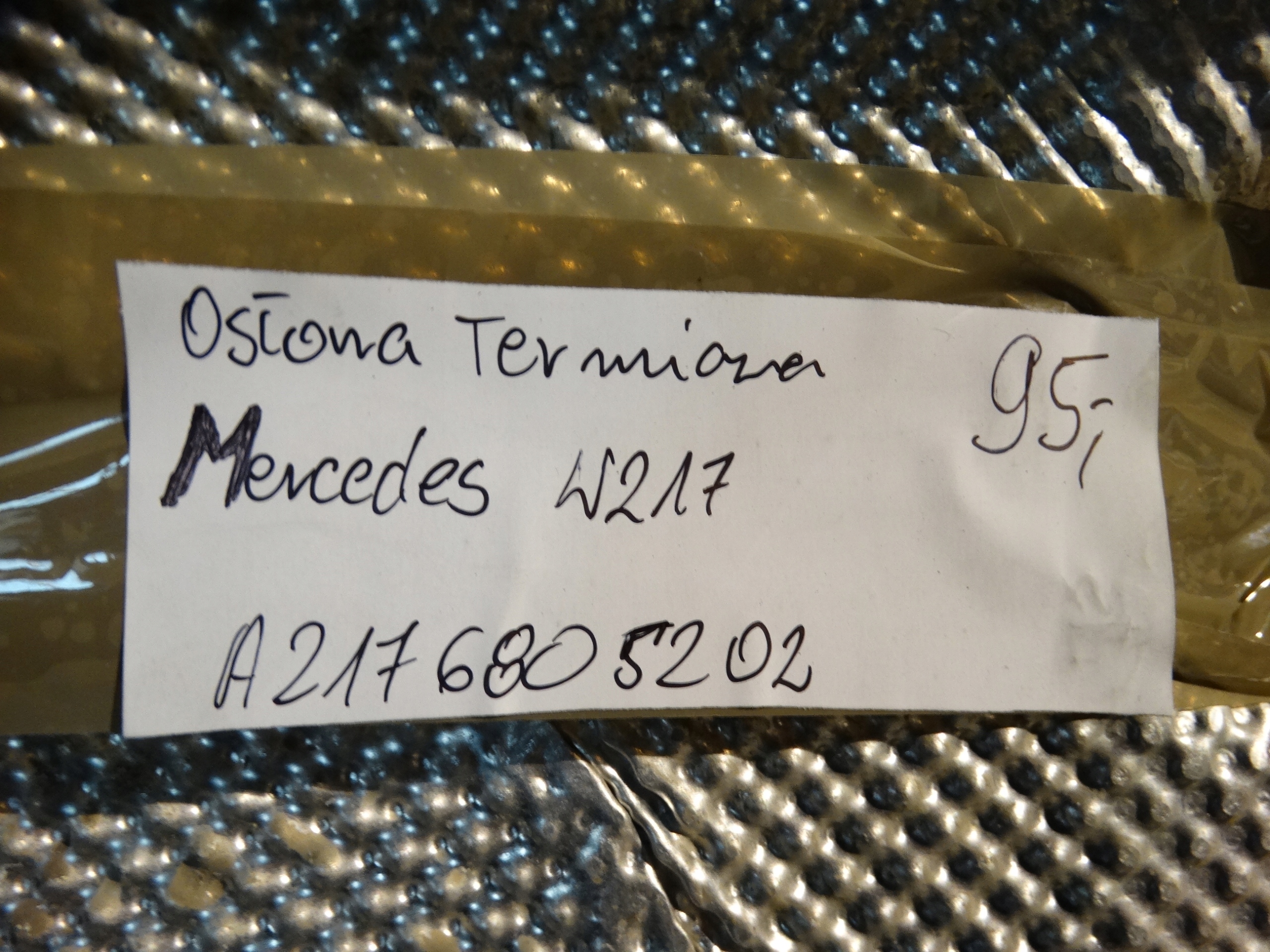 IDEALNA BLENDE ABDECKUNG TERMICZNA MERCEDES W217 1