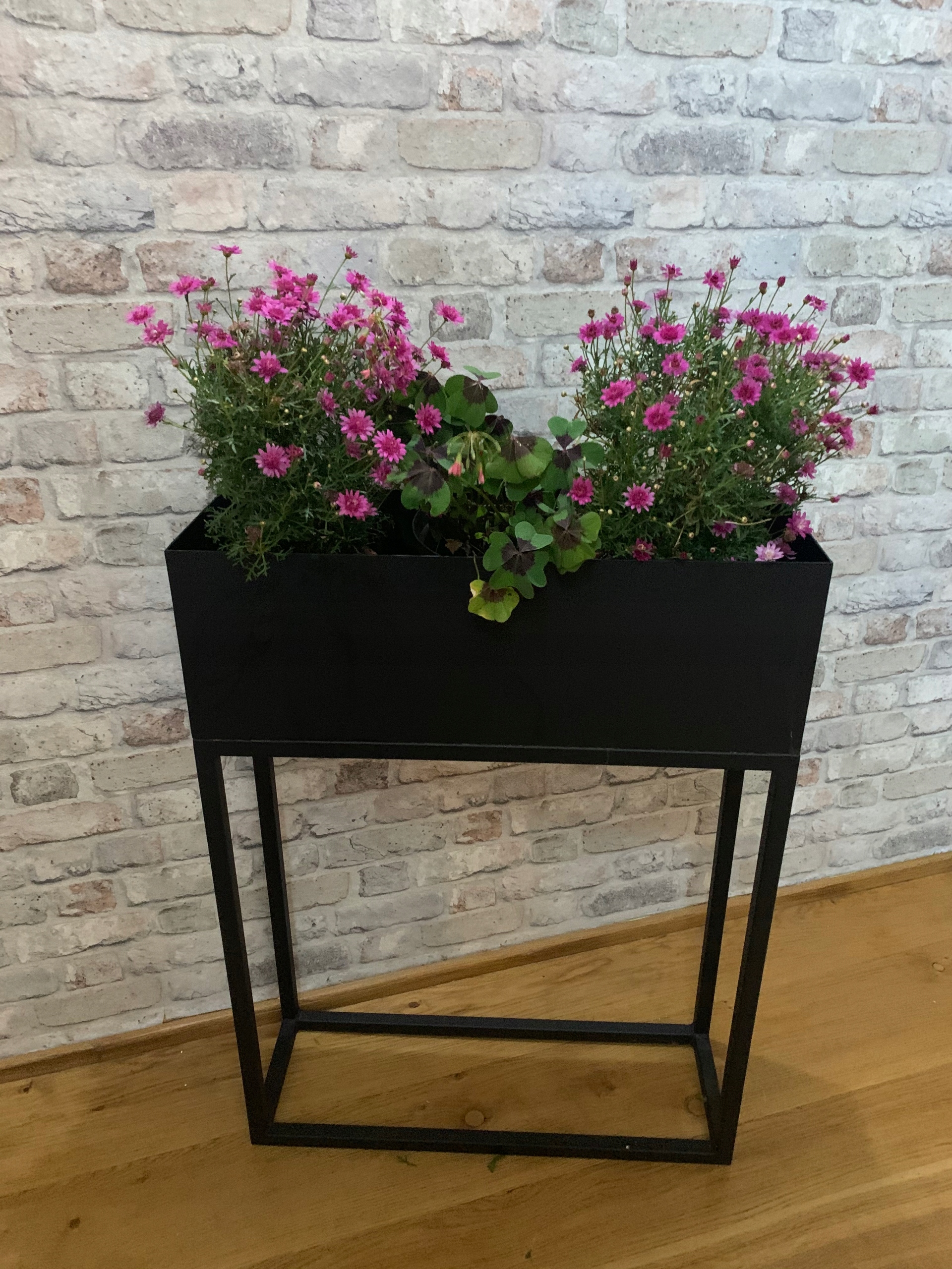 Metalowa donica kwietnik LOFT osłona 60x20×80 Maks. szerokość 60 cm