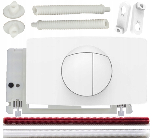 Velké splachovací tlačítko pro Wc a splachovač – Sanit Marley starého typu, bílá barva