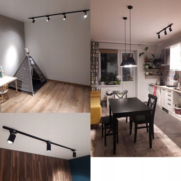 LAMPA DO SZYNOWA REFLEKTOR DO SZYNOPRZEWODÓW TUBA SPOT TRÓJFAZOWYCH GU10 Rodzaj gwintu GU10