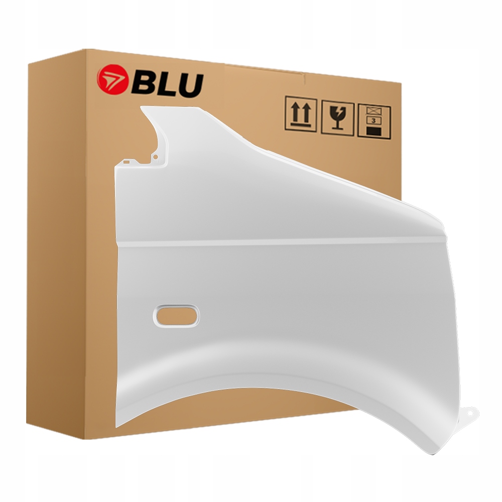 Blu Blatník Vw T5 Transporter Multivan LB9A pravý bílý 03-15 přední