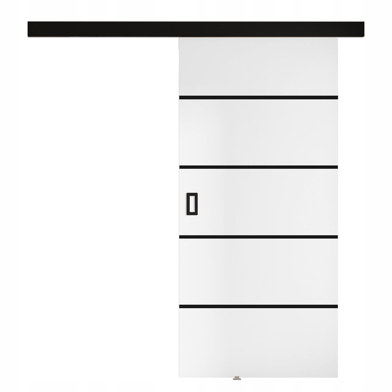 białe DRZWI PRZESUWNE wewnętrzne WERDI PLUS 100 cm