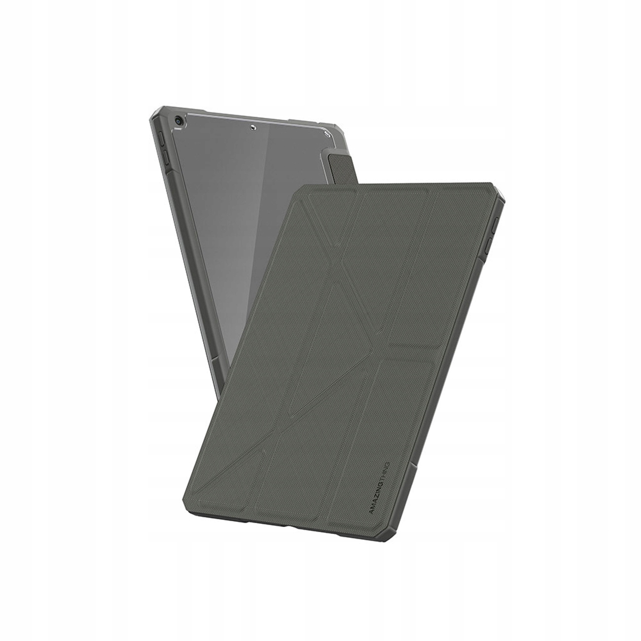 Pouzdro s podstavcem a prostorem pro dotykové pero pro iPad Air M3 11'' šedé
