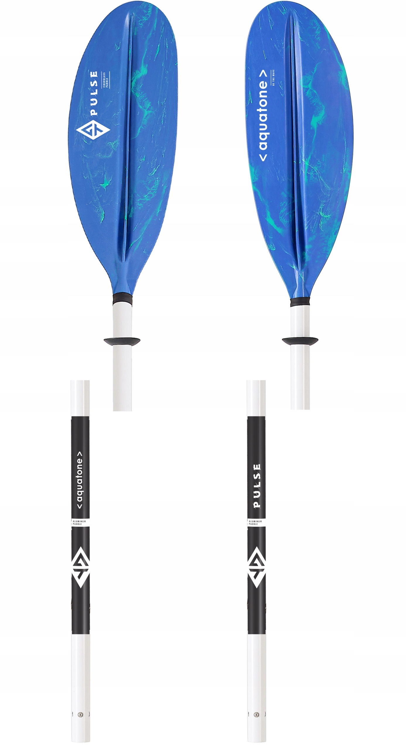 Wiosło Kajakowe Do Kajaka Składane 4-CZ 230cm Packraft Pulse Aquatone