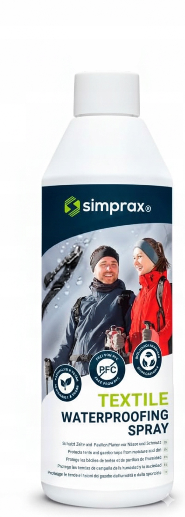 Spray Do Tekstyliów Outdoorowych Wodoodporny Hydroizolacyjny Simprax