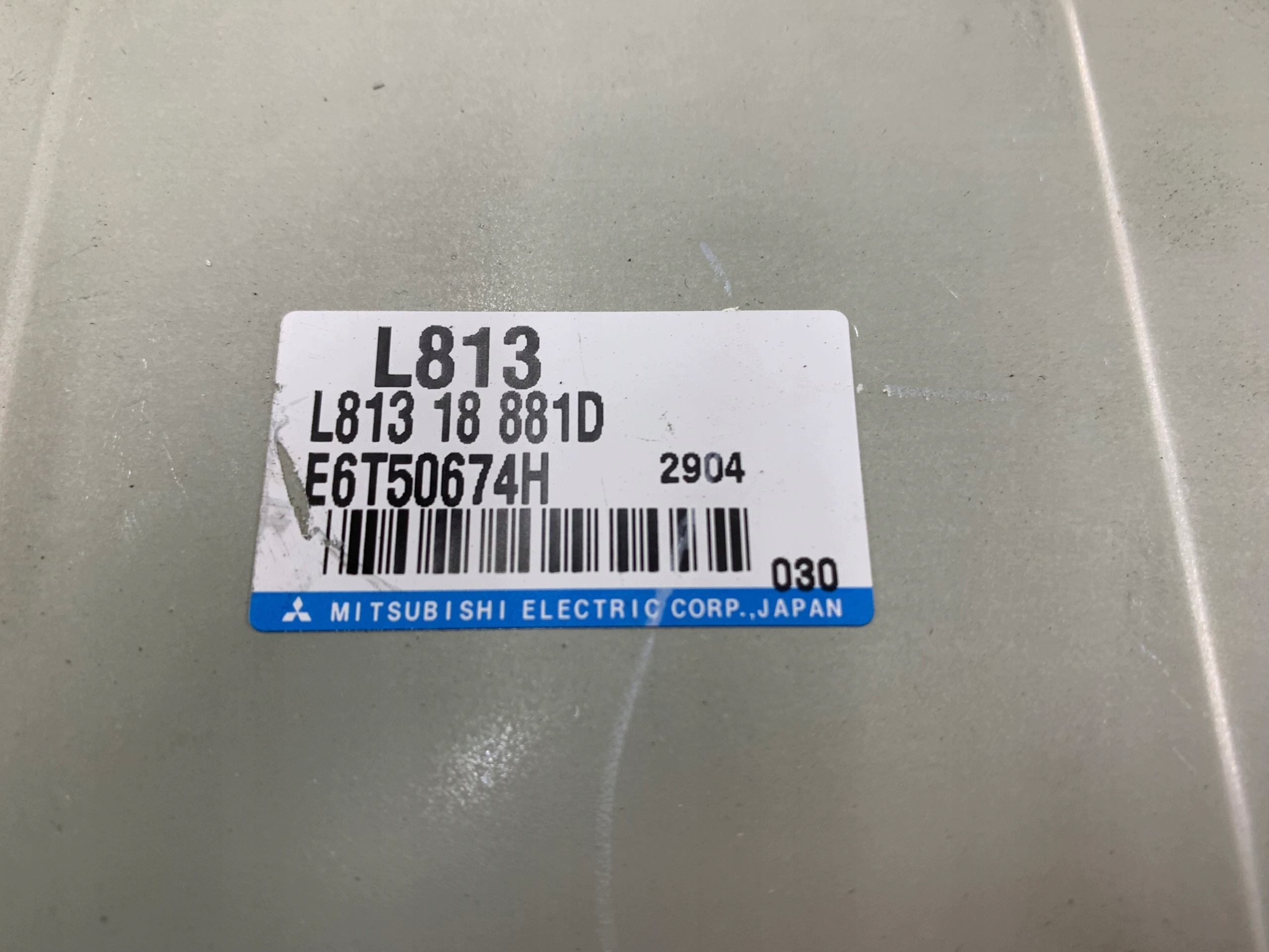 MAZDA 6 GG 1.8 unité de commande électronique uce moteur L81318881D