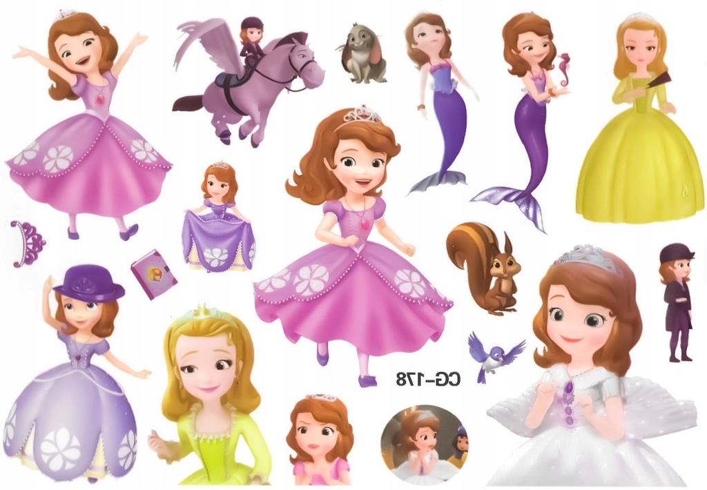 

Tatuaże dla dzieci Jej Wysokość Zosia