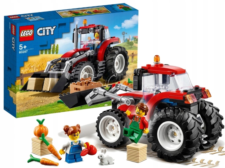 

klocki Lego City Ciągnik ładowarka Traktor farmer