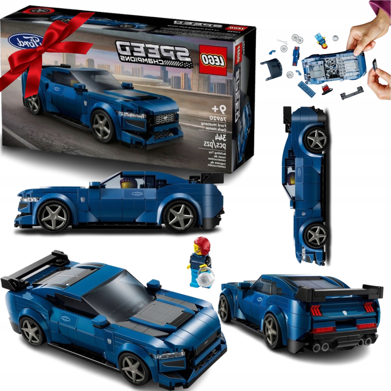 Lego Speed Champions 76920 Ford Mustang Dark Horse Klocki Dziecko
