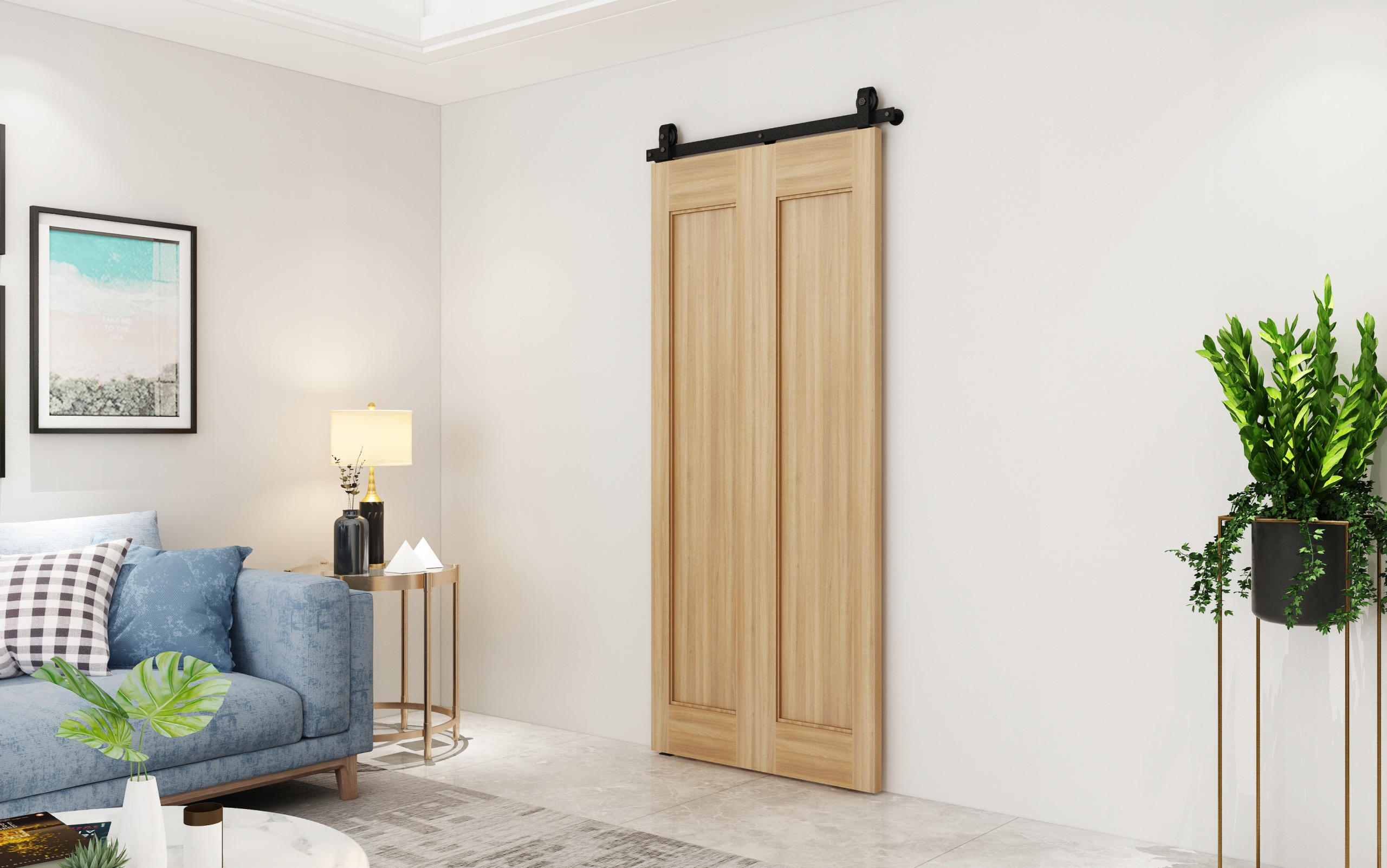 Systém pre posuvné dvere Loft Skladacia sada Bi-fold Harmonijka 100 cm