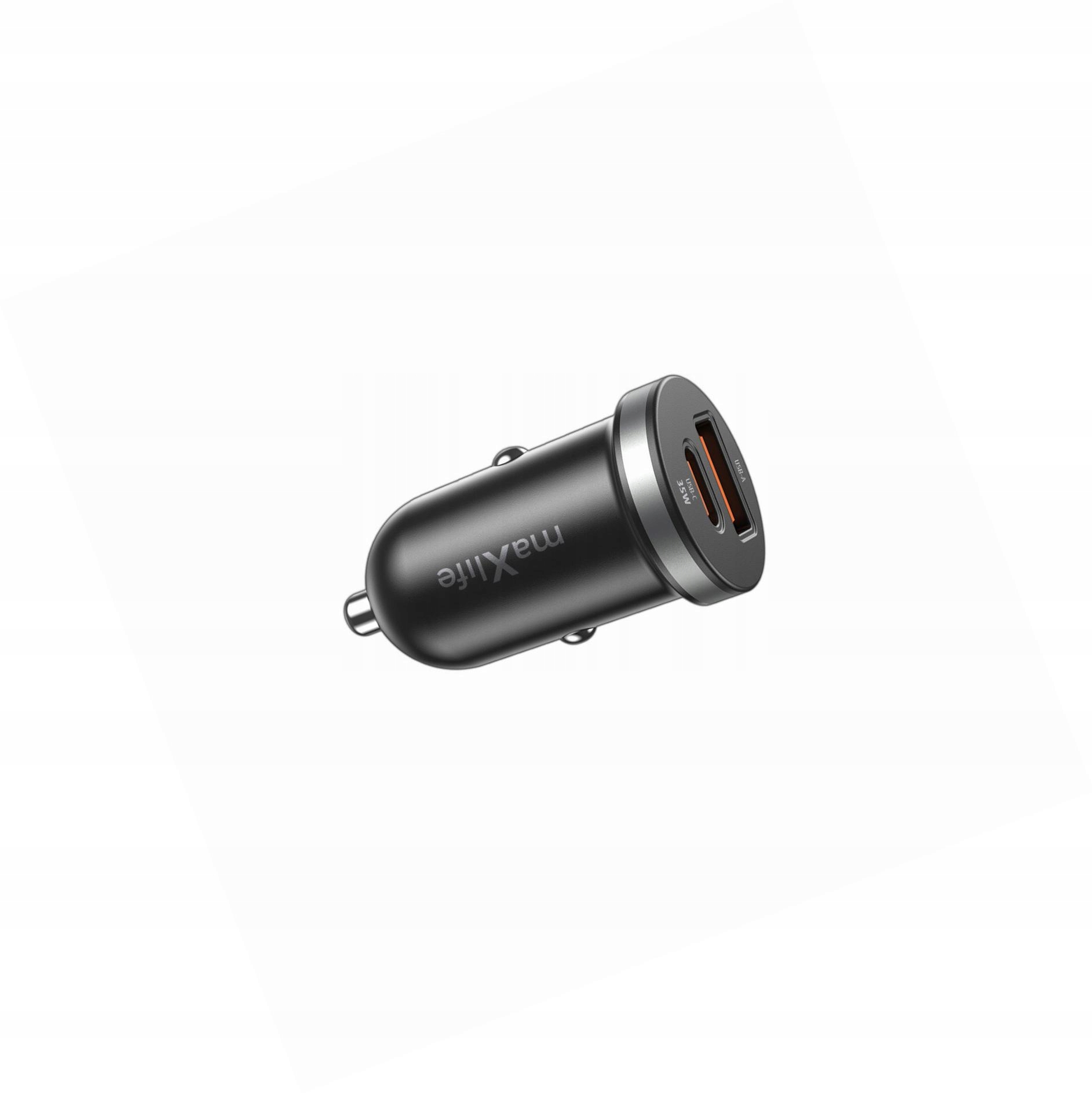 Szybka ładowarka samochodowa 35W 2 wejścia Usb-a Usb-c do Realme 12 5G