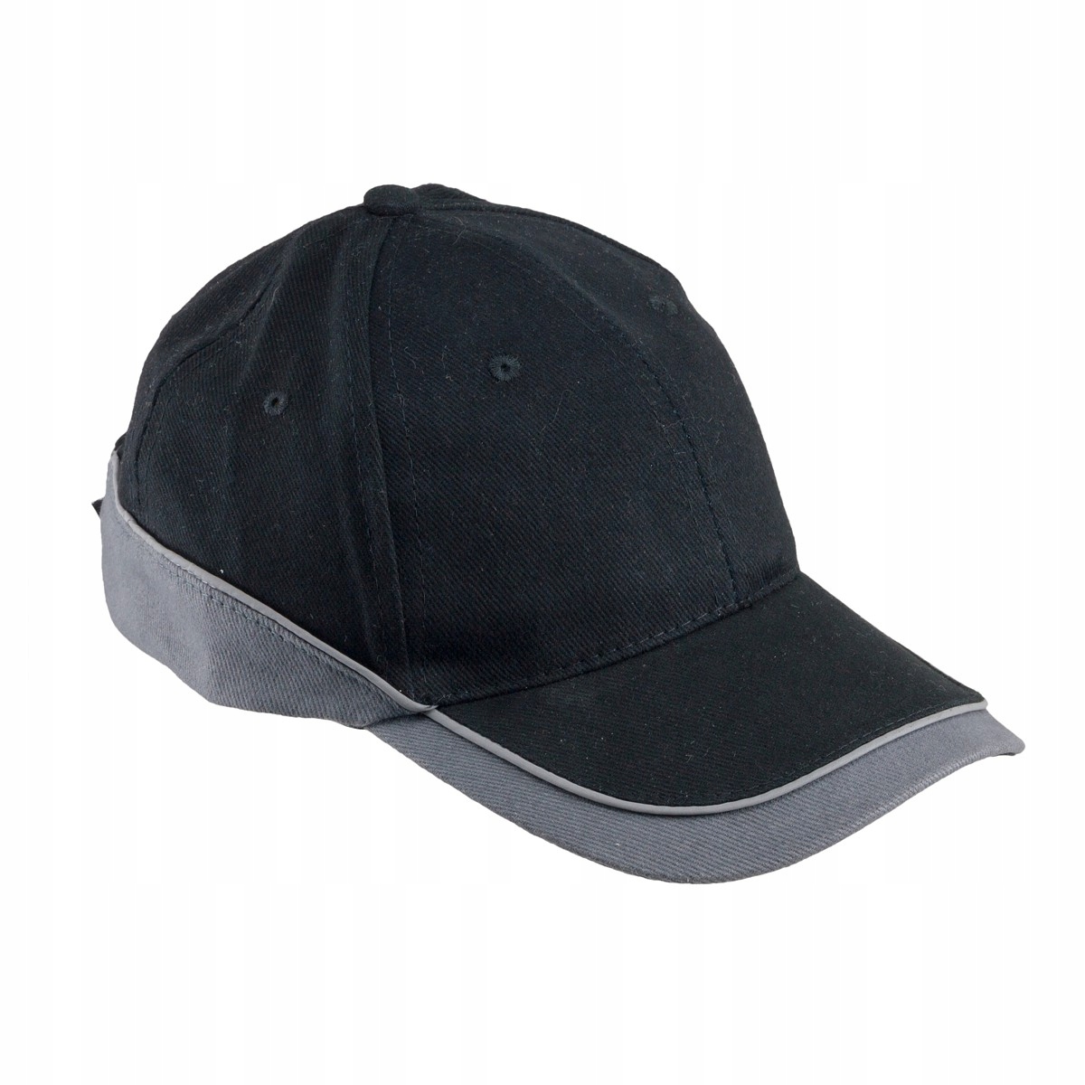 CZAPKA Z DASZKIEM 100% BAWEŁNA CZARNA