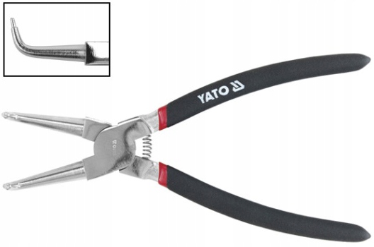YATO - SZCZYPCE SEGERA WEWNĘTRZNE WYGIĘTE 150 MM