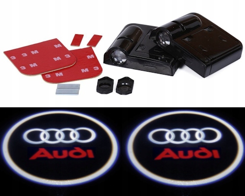 Led Logo Audi Projektory drzwi Hd Bezprzewodowe
