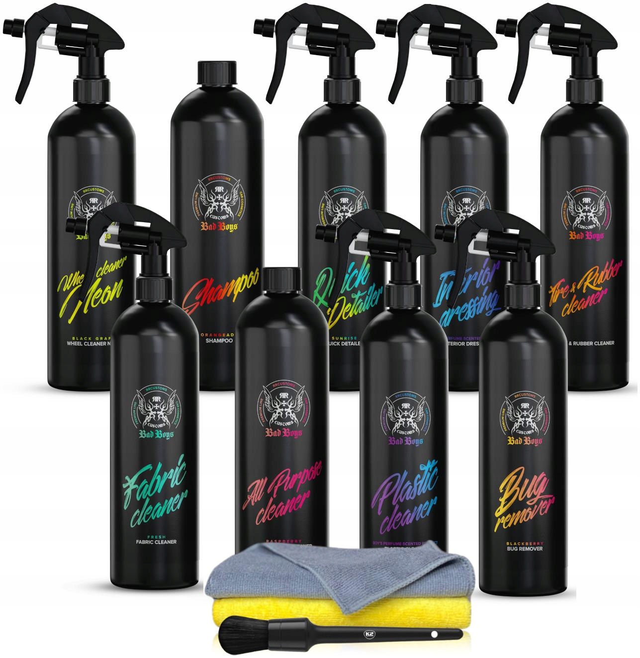 RR Customs RRC Bad Boys Mega Zestaw Kosmetyków Do Auta Detailing Prezent