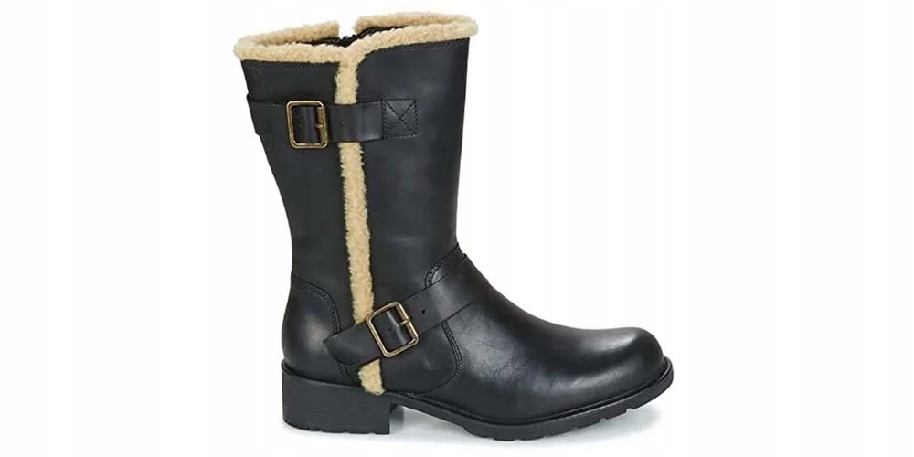 Clarks Dámské kotníkové boty Orinoco Art zateplené velikost 37 černé kožené