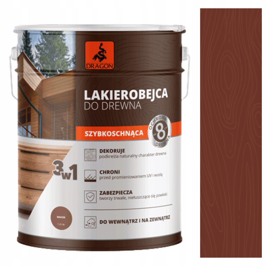 Dragon Lakovací Nádobka 3V1 5 L Mahagon