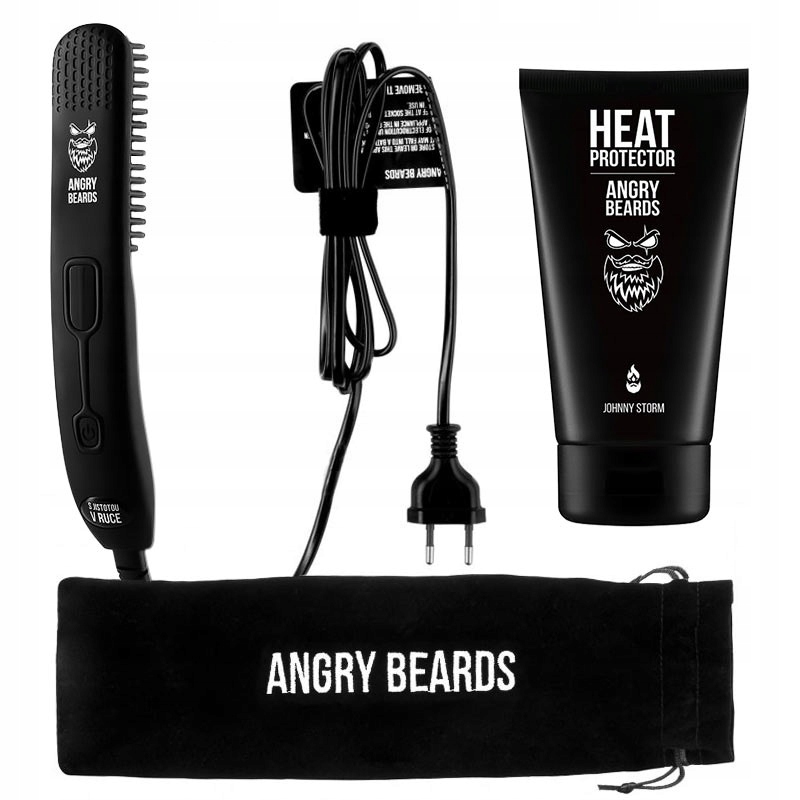 Prostownica Do Brody Angry Beard Straightener Szczotka Prostująca