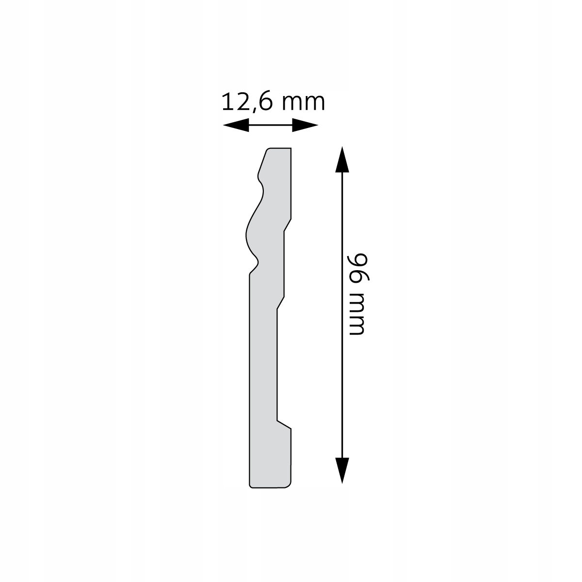 Listwa Przypodłogowa LPC-08 Creativa Marka Creativa by Cezar