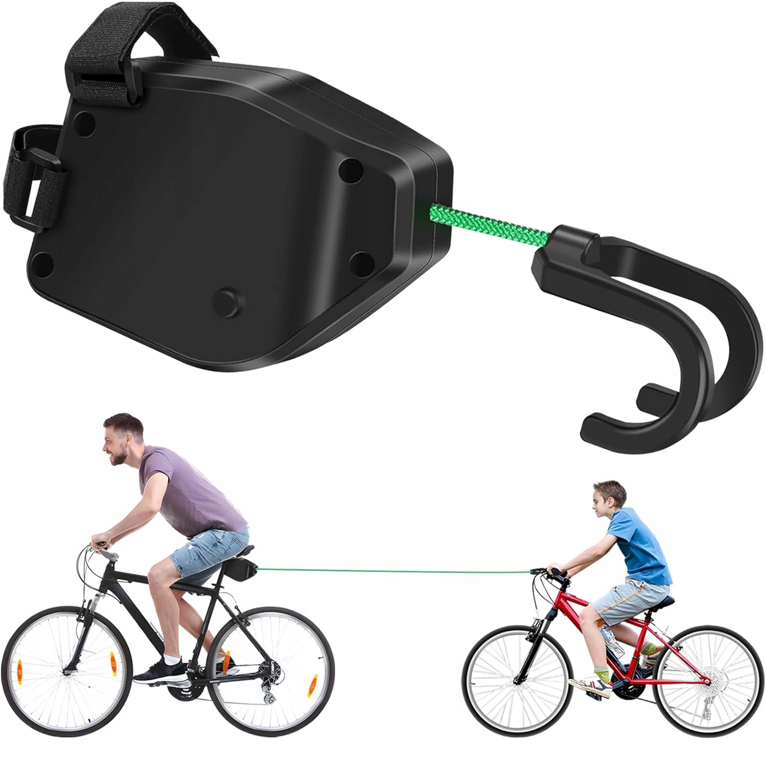 HOL ROWEROWY LINKA HOLOWNICZA DO ROWERU DZIECKA SAMOZWIJAJĄCA 2.5m