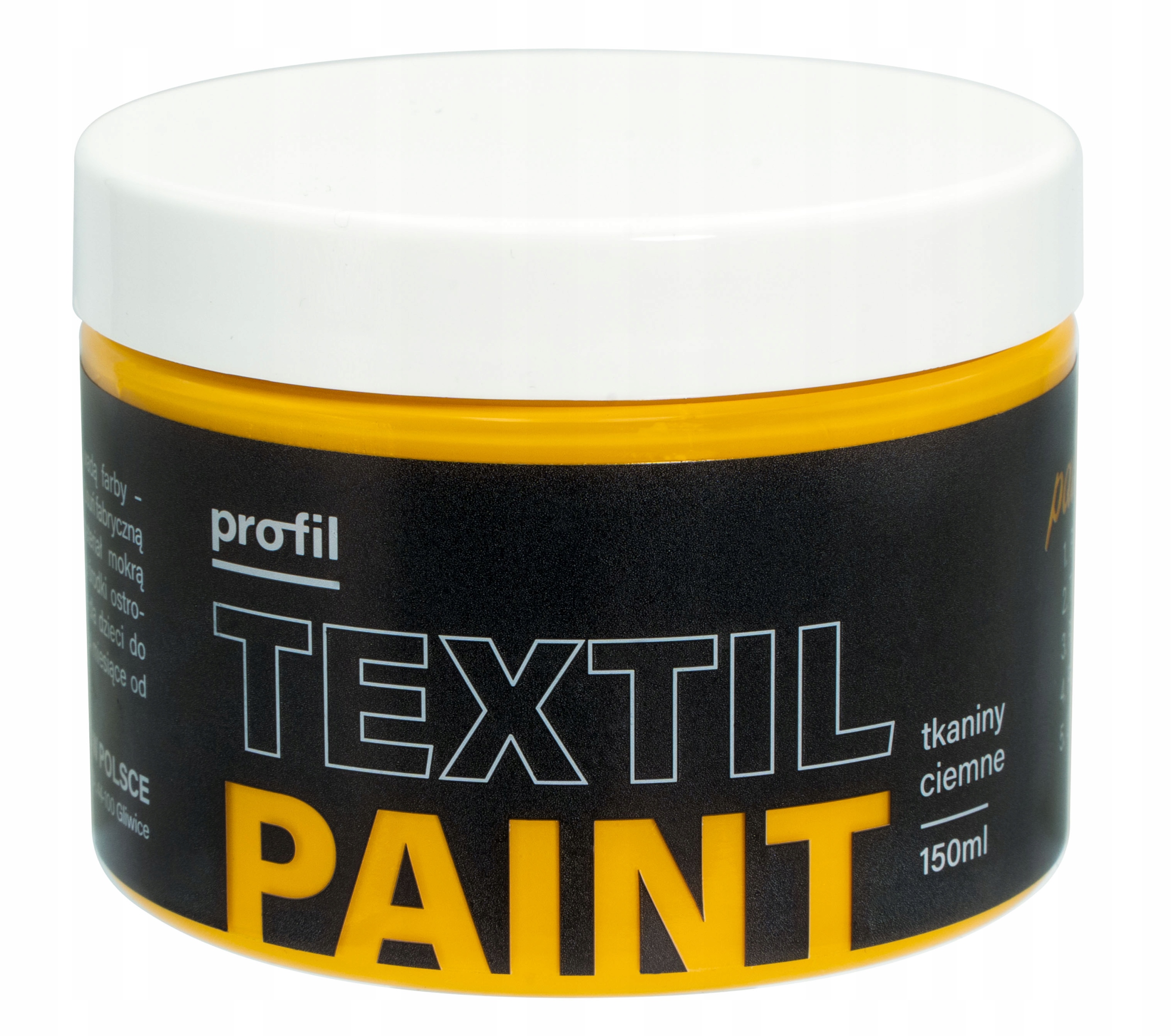 FARBA NA KOSZULKI ciemne Polska 150ml żółty ciemny