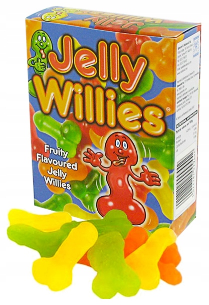 JELLY WILLIES OVOCNÉ CUKRÍKY AKO GÉLOVÉ PENISY