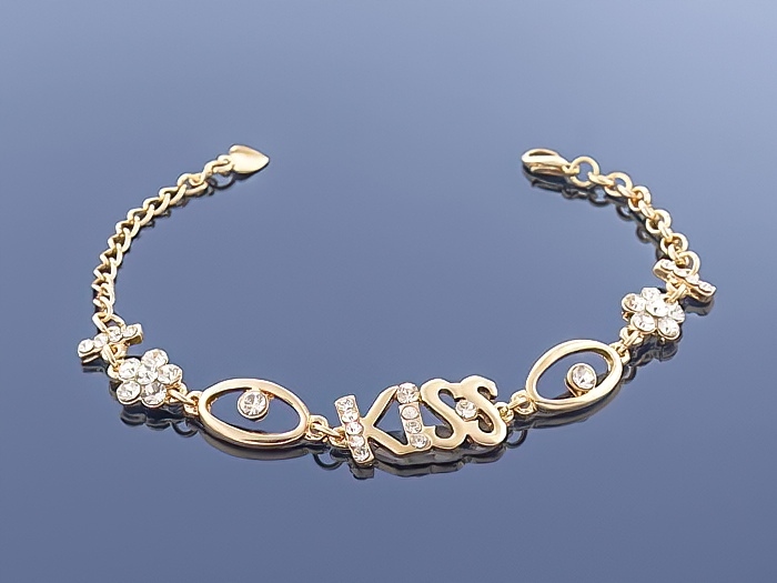 

Złota bransoletka Charms