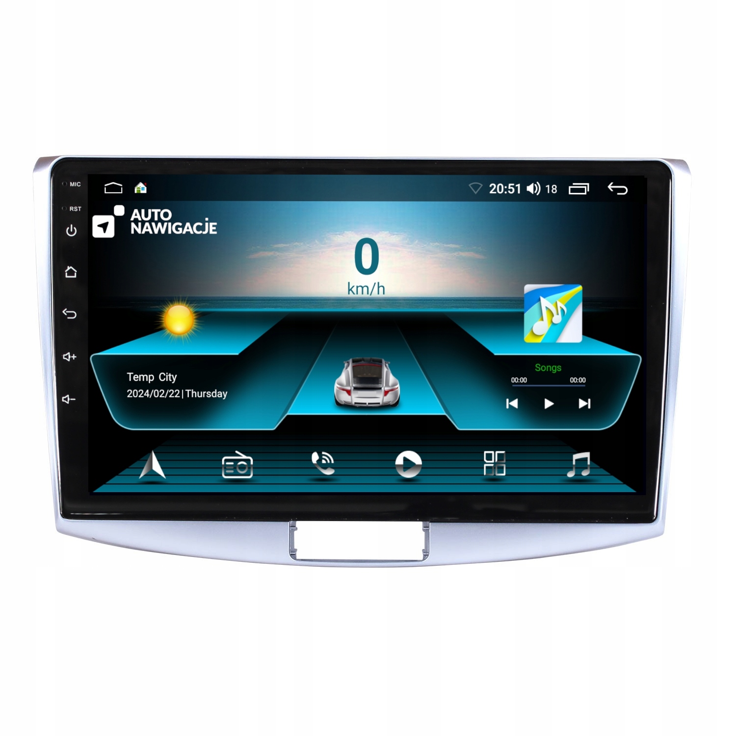 Rádio Navigace Gps Volkswagen Passat B6 B7 2011-2015 Android 2/64 Gb