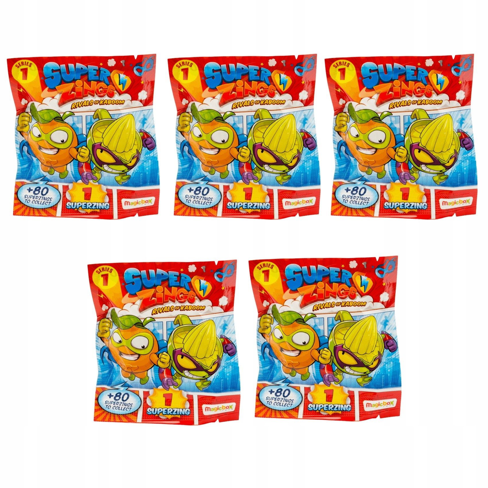 

Zings Seria1 Saszetka z Figurka Zestaw 5 szt