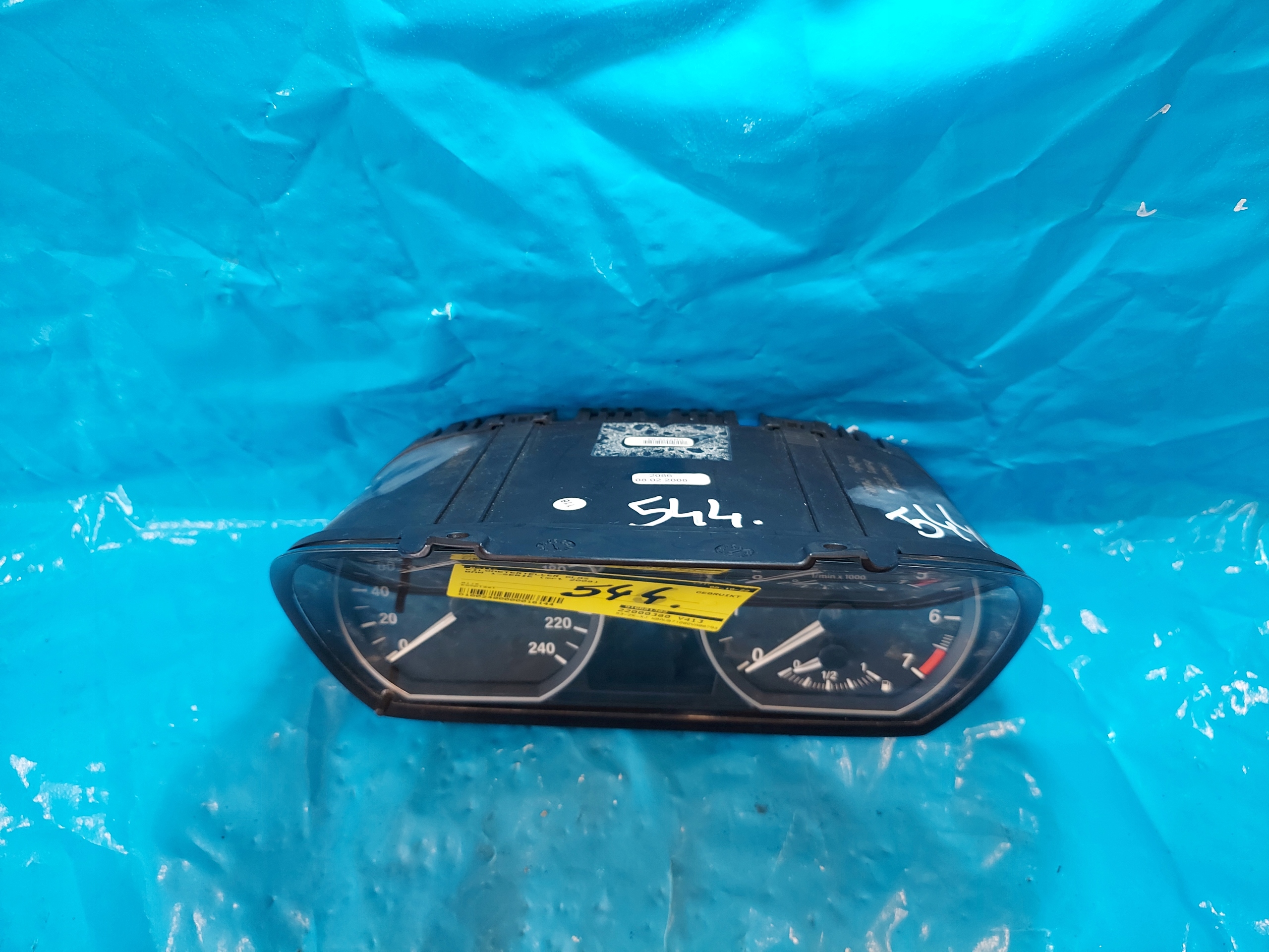 dials clock BMW 1 2008 R E87 petrol