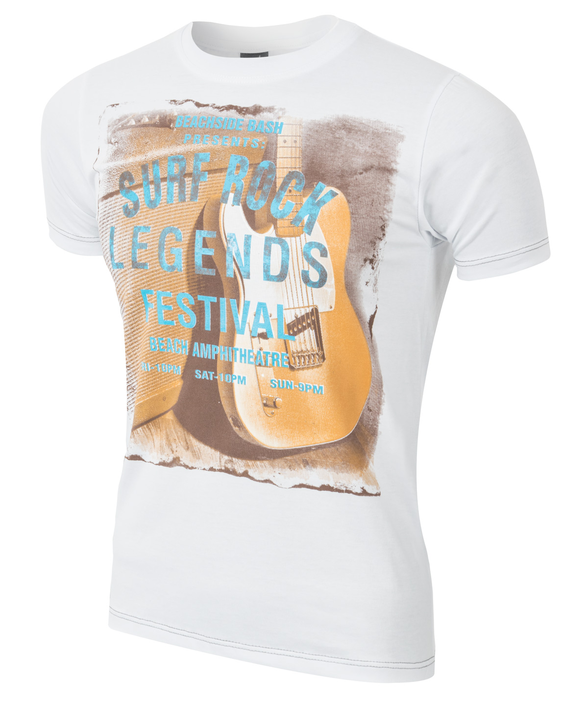 

T-shirt Koszulka Koszulki Męskie Surf r 4XL biały