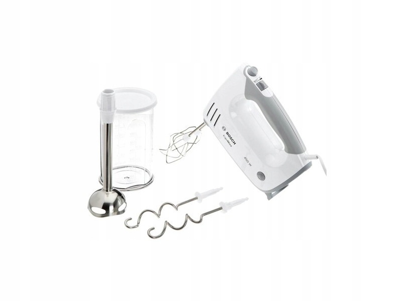 ErgoMixx ручной миксер Bosch MFQ 36470 450 Вт Турбо контейнер 5 уровней мощности