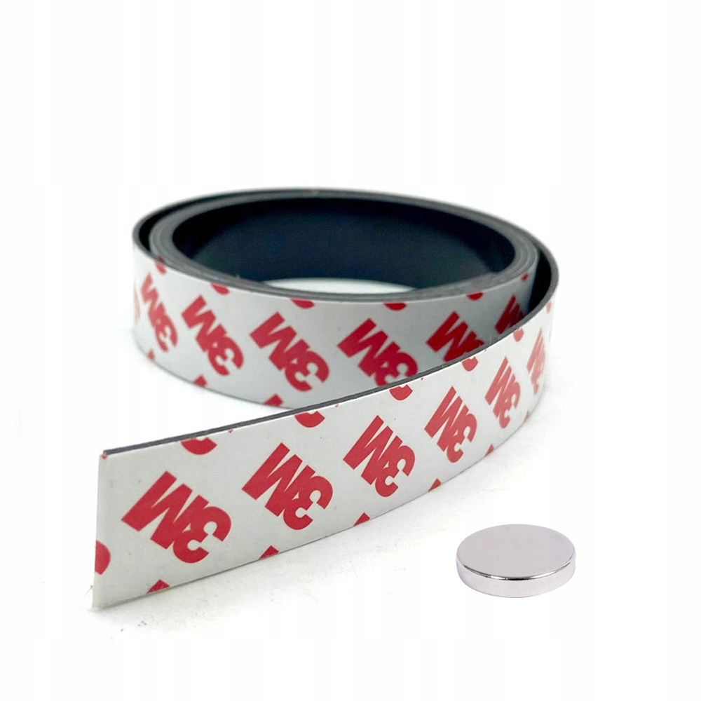 

Taśma Magnetyczna 3M Samoprzylepna 20mm /1,5mm/ 1m
