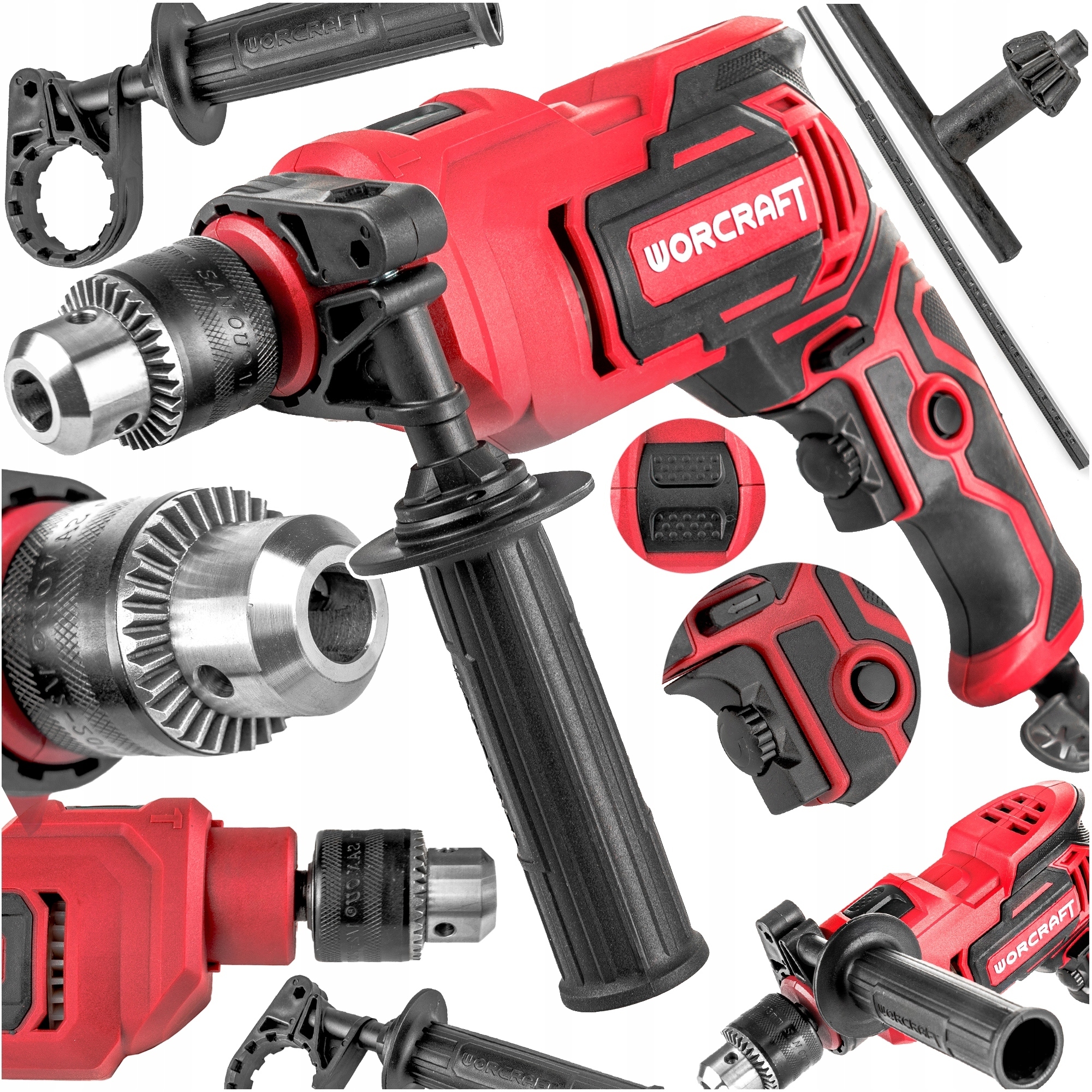 Wiertarka Elektryczna Młotowiertarka Udar Regulacja 850W dla Taty