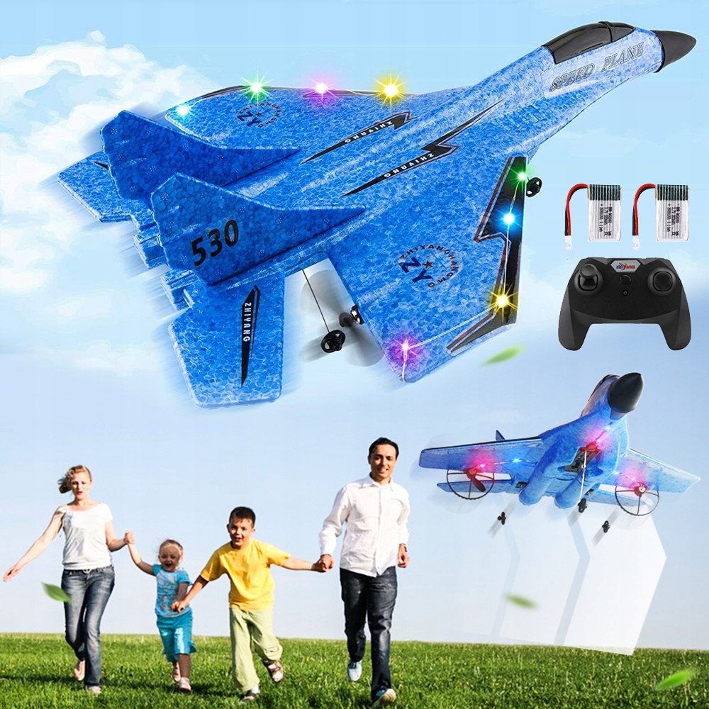 Rc Letadlo 2.4 Ghz Dálkově Ovládaná Hračka Do Letadla Pro Děti A Děti