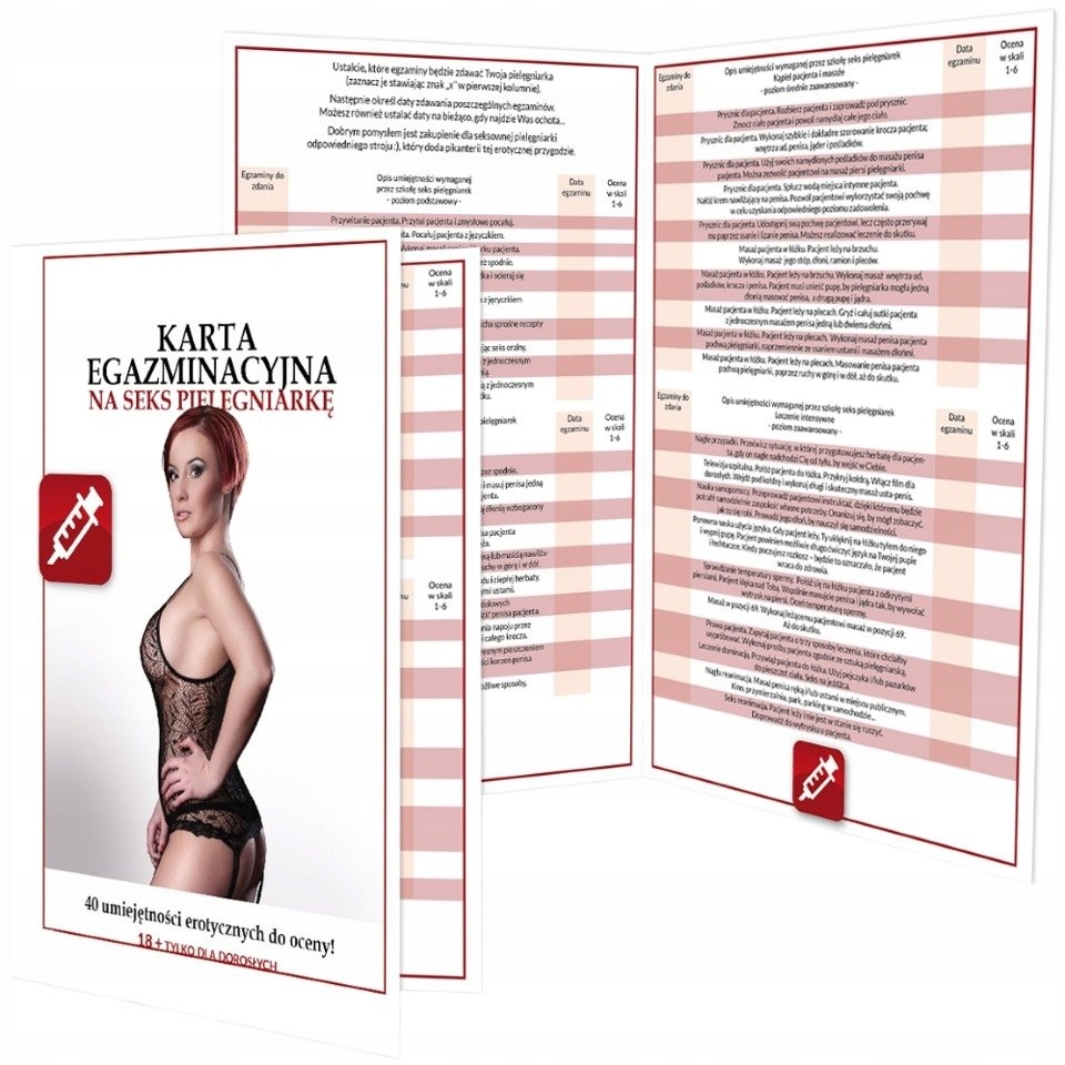 SUPER EROTYCZNA KARTA TEST NA SEKS PIELĘGNIARKĘ