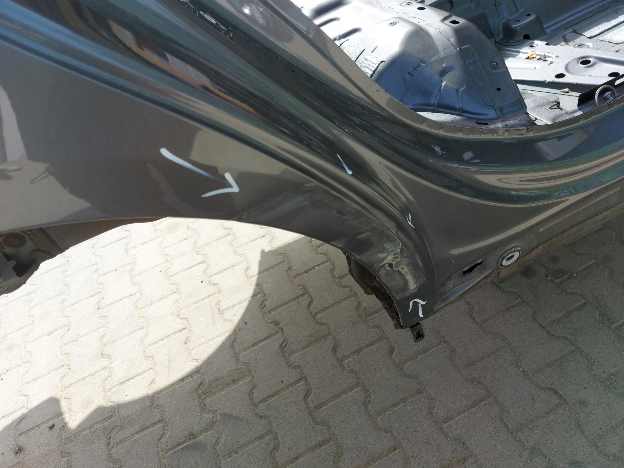 Mercedes w247 B-Classa fender quarter right rear part rear damaged