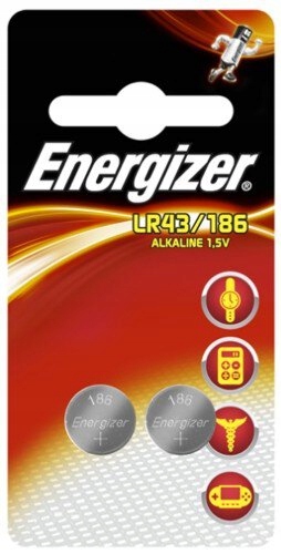 

*baterie Alkaliczne Energizer G12 LR43 186 2SZT