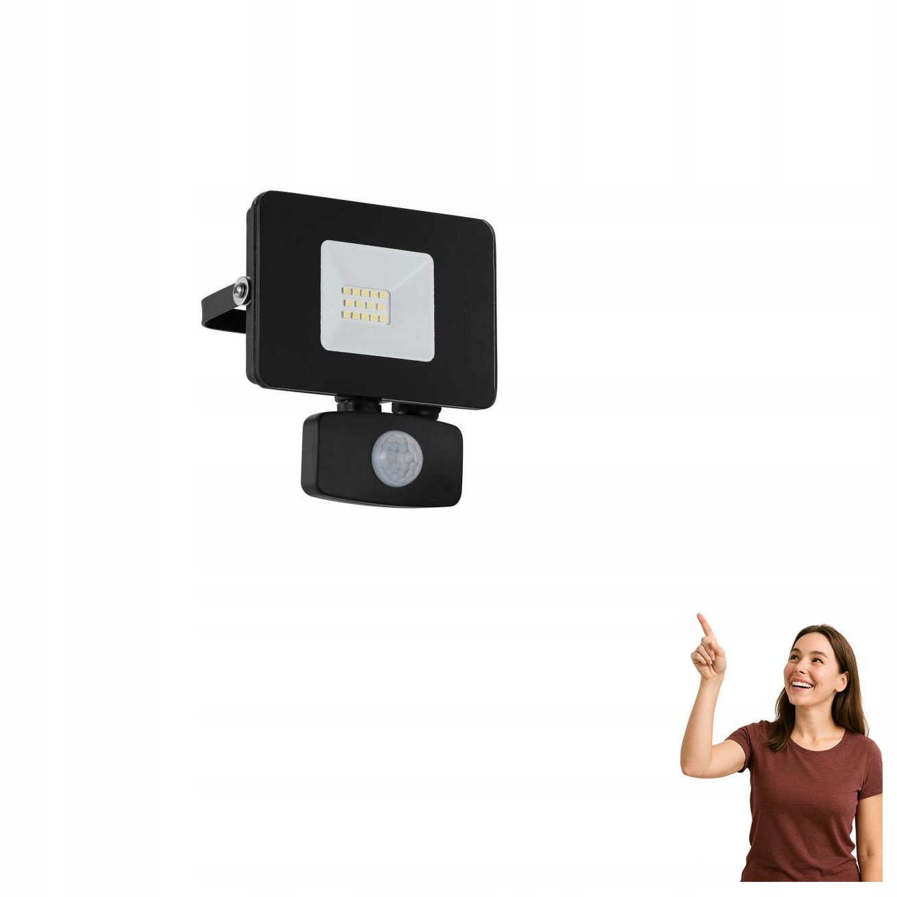 Led reflektor 10W 5000K se senzorem Fadeo 3 97459 Eglo