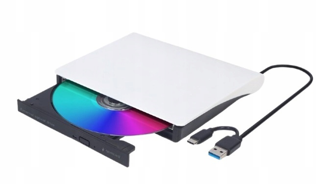 Gembird DVD mechanika na Usb externí DVD-USB-031-BW černobílá