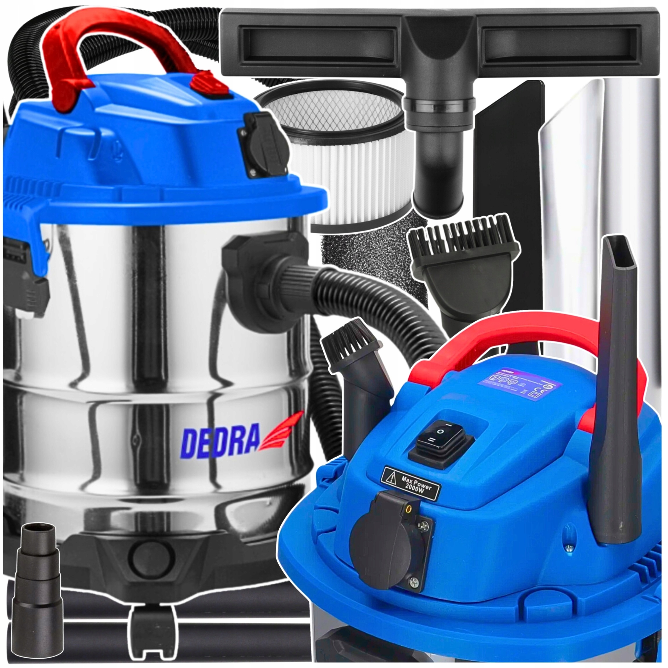 Vysavač S Třepačkou Na Sádru, Suchý, Mokrý, 3600 W